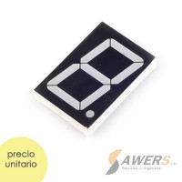 Display 7 segmento 1 digito 1.2inch catodo comun Display 7 segmento 1 digito 1.2inch catodo comun