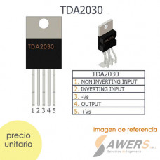 TDA2030 Amplificador de audio AB Mono 18W