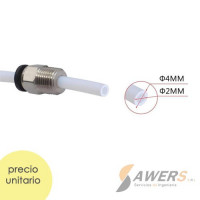 PC4-M10 Antirretorno Neumatico ID-4mm Rosca 10mm PC4-M10 Antirretorno Neumatico ID-4mm Rosca 10mm