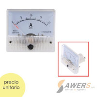 Amperimetro Analogico de tablero CC 20A Amperimetro Analogico de tablero CC 20A