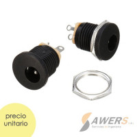 Conector Power Jack Hembra tablero 5.5-2.1mm Conector Power Jack Hembra tablero 5.5-2.1mm