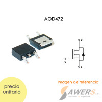 AOD472A Mosfet Canal N 25V 55A AOD472A Mosfet Canal N 25V 55A