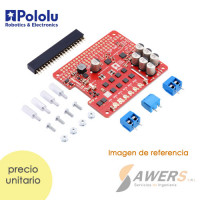 Controlador de motor Dual G2 18v18 30V-18A para Raspberry Pi (soldar) Controlador de motor Dual G2 18v18 30V-18A para Raspberry Pi (soldar)