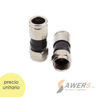 Conector de compresion coaxial PPC RG6 Conector de compresion coaxial PPC RG6