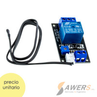 Modulo Relay 12V con Sensor de Temperatura NTC