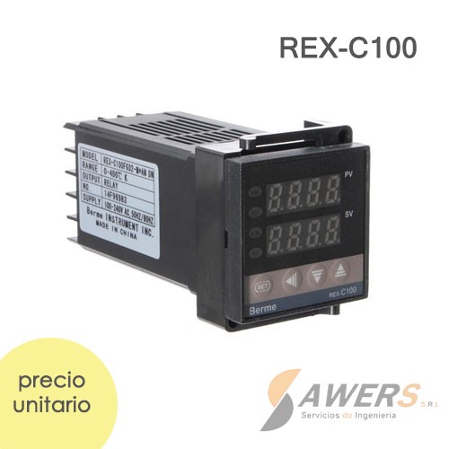 REX-C100 Controlador Digital PID Termocupla 220VAC