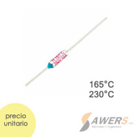 Fusible termico 250V 10A 165-230 grados Fusible termico 250V 10A 165-230 grados