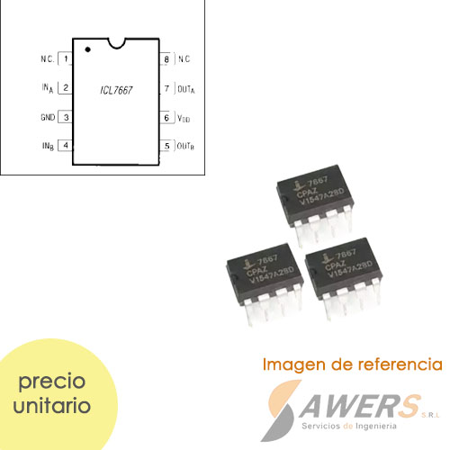 ICL7667 dual Power-Mosfet Driver