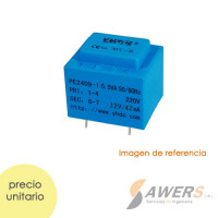 PE2409-I Tranformador de Aislamiento PCB  220V a 12V-42mA PE2409-I Tranformador de Aislamiento PCB  220V a 12V-42mA