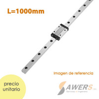 Guia Lineal HGR20 y carro HGW20CC (1metro) Guia Lineal HGR20 y carro HGW20CC (1metro)
