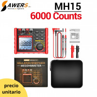 ANENG MH15 Megaohmetro Probador de resistencia de tierra ANENG MH15 Megaohmetro Probador de resistencia de tierra