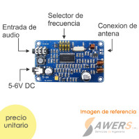 Transmisor FM Stereo 0.5W 200mts BH1417 Transmisor FM Stereo 0.5W 200mts BH1417