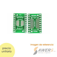 Zocalo PCB DIP20 a SSOP20/SOP20