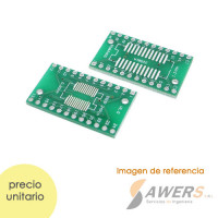 Zocalo PCB DIP24 a SOP24/SSOP24 Zocalo PCB DIP24 a SOP24/SSOP24