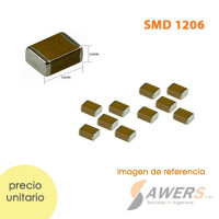 Capacitores SMD 1206 1pF a 10uF 16V (3 piezas) Capacitores SMD 1206 1pF a 10uF 16V (3 piezas)