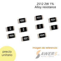 Resistencia SMD 2512 2W 1% (2 piezas) Resistencia SMD 2512 2W 1% (2 piezas)