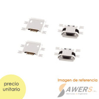 Zocalo microUSB Hembra Zocalo microUSB Hembra