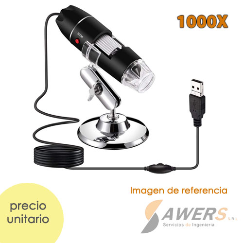Microscopio Digital USB 1000x