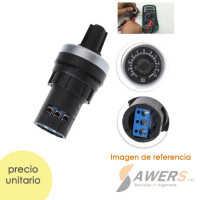 Potenciometro industrial LA42DWQ-22 1/5/10/20/100Kohm IP65 22mm Potenciometro industrial LA42DWQ-22 1/5/10/20/100Kohm IP65 22mm