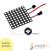 Matriz de Led RGB WS2812 8*8 Flexible Matriz de Led RGB WS2812 8*8 Flexible