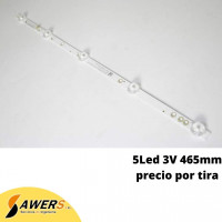 Tira Led Backlight 5LED 465mm 3V para TV 50inch Tira Led Backlight 5LED 465mm 3V para TV 50inch