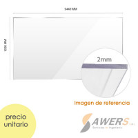 Lamina Acrilica 2mm Cast Cristal 1220x2440mm Lamina Acrilica 2mm Cast Cristal 1220x2440mm