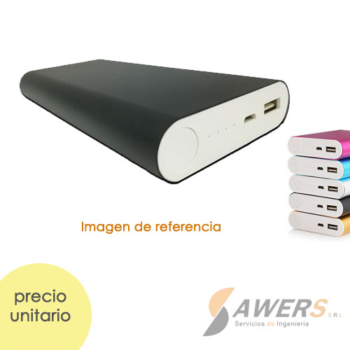 Case PowerBank Aluminio USB Dual 18650 (pilas no incluidas)