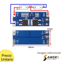 BMS Proteccion Li-ion 2S 8.4V-8A HX-2S-D01 BMS Proteccion Li-ion 2S 8.4V-8A HX-2S-D01