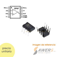 OP97EZ OP-AMP de presicion y bajo voltaje  DIP-8 OP97EZ OP-AMP de presicion y bajo voltaje  DIP-8