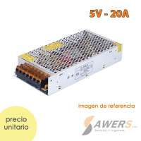 Fuente Switching 5V-20A-100W  220V Fuente Switching 5V-20A-100W  220V
