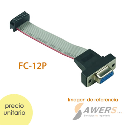 Adaptador VGA a zocalo IDC FC-12P (10cm)
