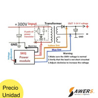 Convertidor de Alimentacion Universal para TV 14-60inch