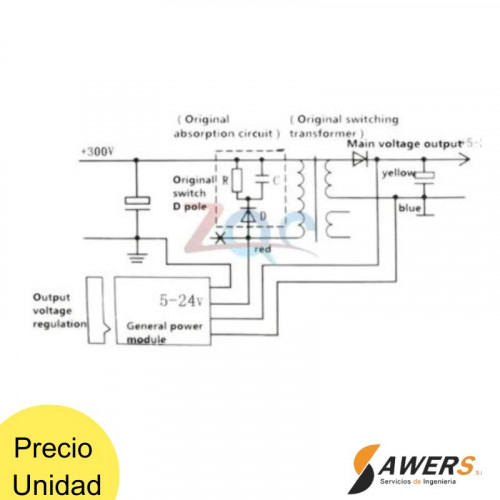 Convertidor de Alimentacion Universal para TV 14-60inch