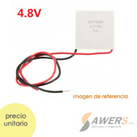 Celda Peltier TEG generador SP1848 4.8V 40x40mm Celda Peltier TEG generador SP1848 4.8V 40x40mm