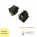 Interruptor switch 3POS ON-OFF-ON 6P KCD1-203