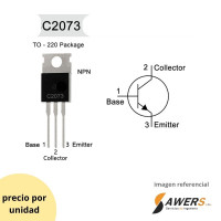 2SC2073 Transistor NPN 150V 4MHz 2SC2073 Transistor NPN 150V 4MHz