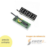 RX8025T Reloj Digital LED 3en1 hora/termometro/voltimetro RX8025T Reloj Digital LED 3en1 hora/termometro/voltimetro