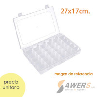 Caja Plastica de componentes 27x17x4cm