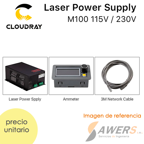 Fuente Laser CO2 80-100W MYJG-100W 220V