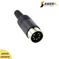 Conector DIN de 7 pines - Macho Conector DIN de 7 pines - Macho