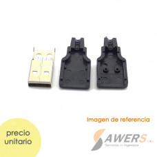 Conector USB Tipo A Macho (3pzas)