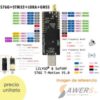 TTGO SoftRF T-Motion S76G stm32+Lora 915Mhz+GPS TTGO SoftRF T-Motion S76G stm32+Lora 915Mhz+GPS