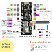 TTGO T-Beam V1.2 SoftRF ESP32/ GPS NEO-6M/ Lora 915Mhz TTGO T-Beam V1.2 SoftRF ESP32/ GPS NEO-6M/ Lora 915Mhz