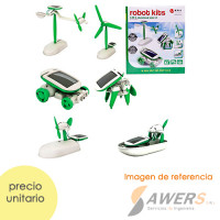 Kit Robot Solar 6 en 1 Kit Robot Solar 6 en 1