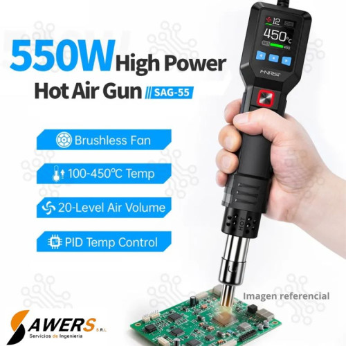 SAG-55 Pistola de aire caliente 550W (Standard)