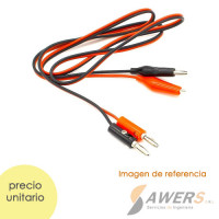 Cable Caiman a Banana PAR (1metro) Cable Caiman a Banana PAR (1metro)