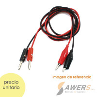 Cable Caiman a Banana PAR (1metro) Cable Caiman a Banana PAR (1metro)