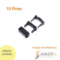 Conector IDC FC-10P 2.54mm Hembra Conector IDC FC-10P 2.54mm Hembra