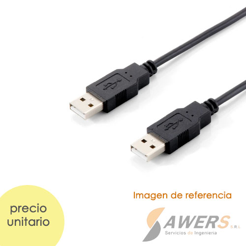 Cable USB 2.0 Tipo A M-M 1.5Mts