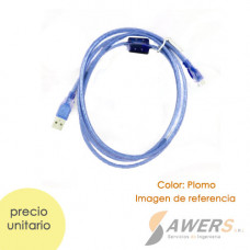 Cable microUSB a USB 2.0 Tipo A 1Mts
